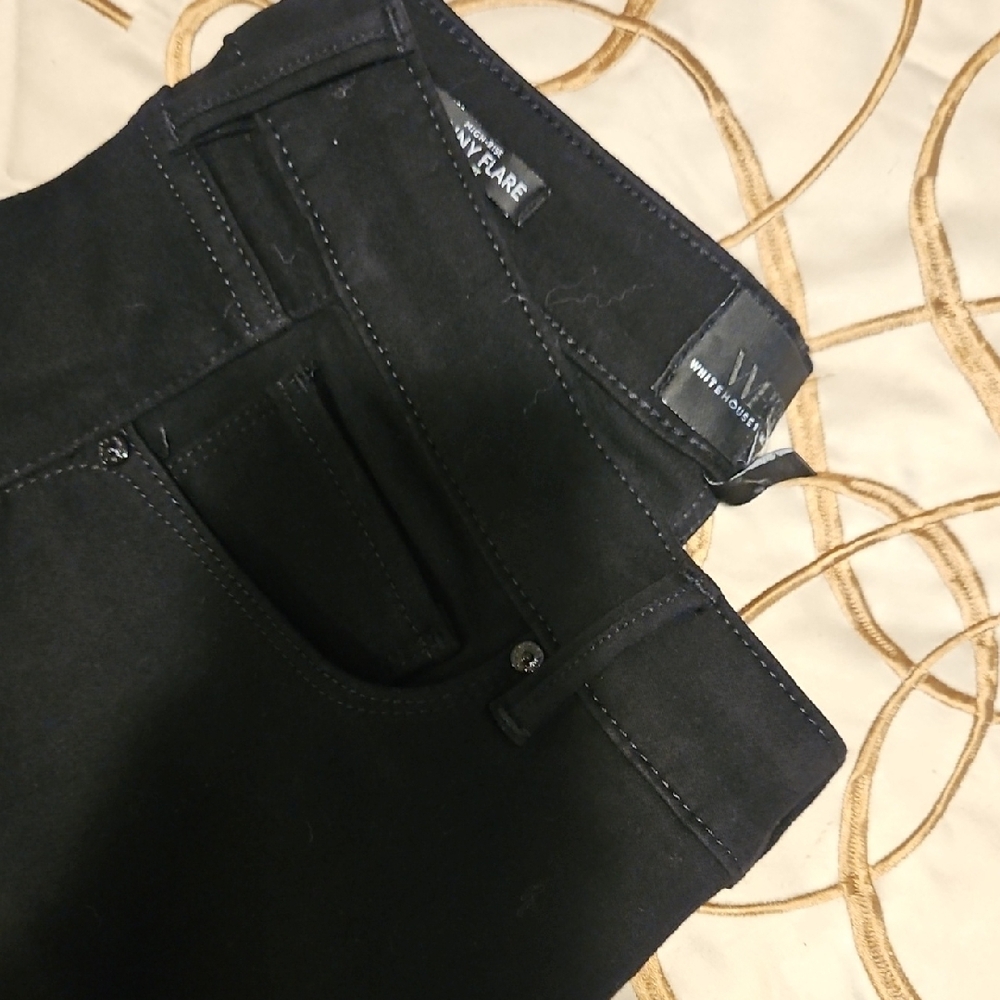 Black Skinny Flare Jeans 10 Long
